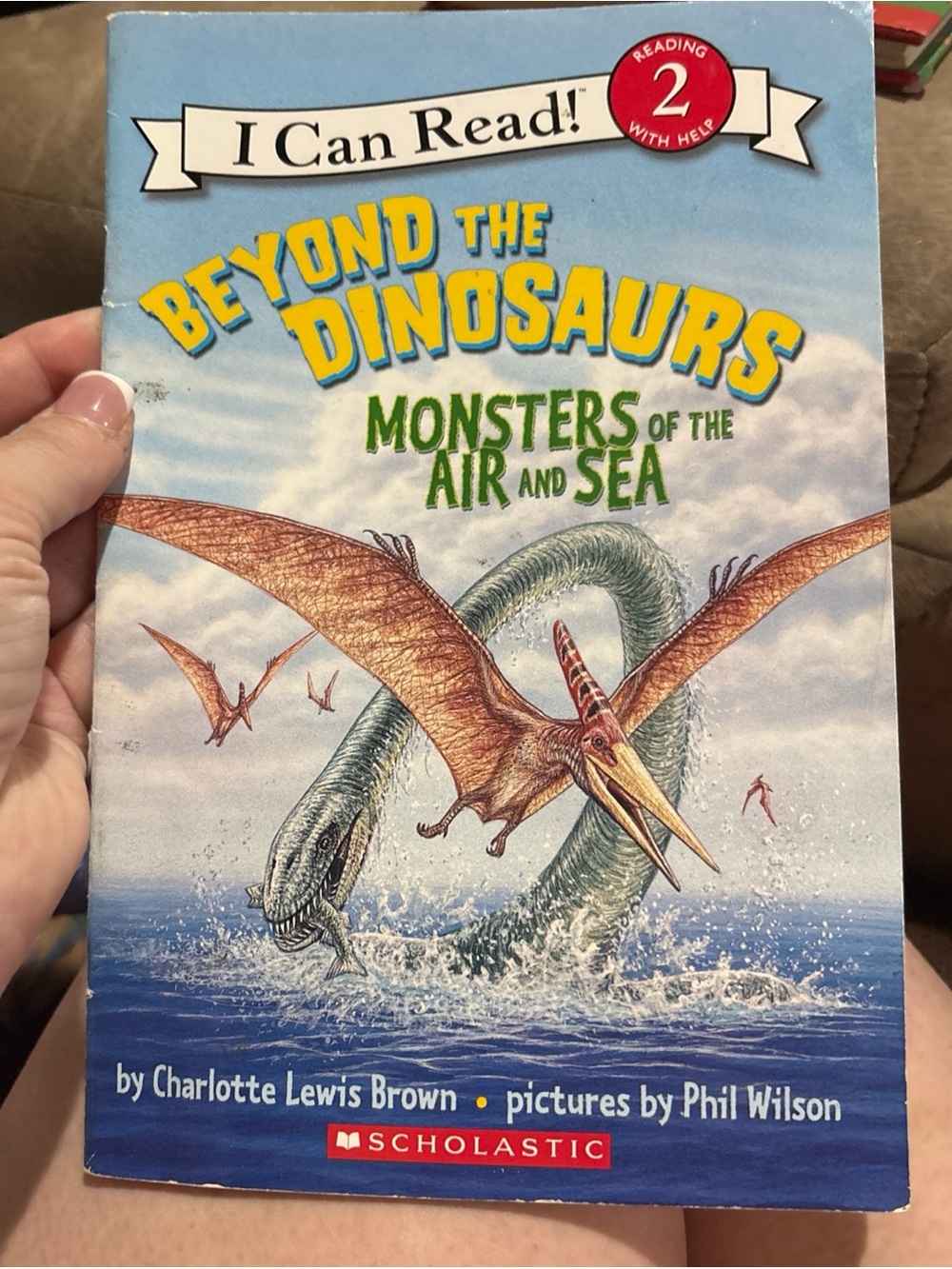 Scholastic I Can Read! Beyond the Dinosaurs - Blue, Yellow, Green Cover